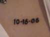 Date tattoo