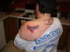 dad heart tattoo