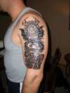 dragon/firefighter tattoo