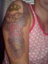 Serbian Coat of Arms tattoo