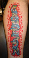 Grafitti tattoo