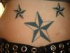 finished star cluster tattoo
