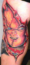 Chucky tattoo