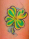 four-leaf clover tattoo
