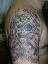 skulls/cover up tattoo