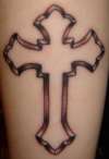 Cross on Arm tattoo