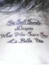 She Still Stands Despite What Her Scars Say La Bella Vita tattoo