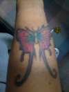 Jasmine's Butterfly tattoo