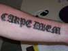 Carpe Diem tattoo