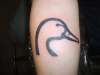 Ducks Unlimited tattoo