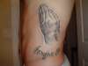 praying hands tattoo
