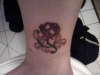unique rose tattoo