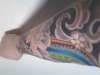 snake got colour tattoo