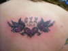 tribal butterflies tattoo