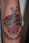 FAmily coat of arms tattoo