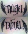 Angel/Devil Tattoo