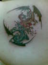Fire & Ice Dragons tattoo