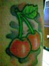 leg tat blurry tattoo