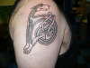 Irish Wolfhound tattoo