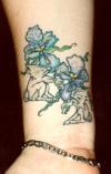 Gargs and Flowers tattoo