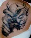 demon tattoo