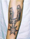 Aztec Spur tattoo