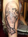 Pirates of the Carribean Skull tattoo