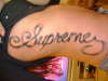 'Supreme' Rib piece tattoo