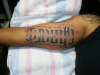 ambigram. Growth and change tattoo