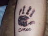 my daughters hand tattoo