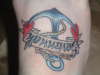 anchor with my daughter's name in it tattoo