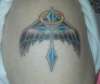 Cross with Angel Wings tattoo