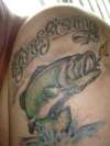 Largemouth Bass tattoo