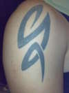 initials in trible tattoo