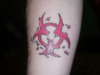Bloody Biohazard tattoo