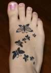 Ten butterflies tattoo