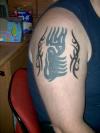 Tribal Upper Arm tattoo