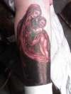 Madonna and child tattoo