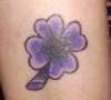 My purple ink (shamrock) tattoo