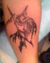 Tribal Reaper tattoo