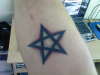 Star Pentagram tattoo