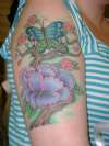 fairy cover up tattoo