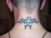tribal cross tattoo