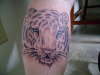 Calf Piece tattoo