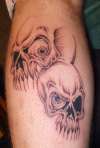 Start of a leg Piece tattoo