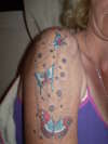 butterfly cascade tattoo