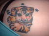 Tigercub on shoulder tattoo