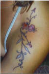 Flowery tattoo