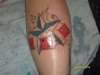 Calf of rt. leg tattoo