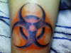 BIOHAZARD tattoo
